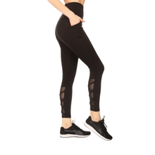Load image into Gallery viewer, Strappy Yoga Butt Sculpting &amp; Tummy Control Leggings
