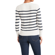 Load image into Gallery viewer, Nautical Stripe Career Top
