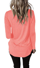 Load image into Gallery viewer, Coral Strappy Long Sleeve Top Size L
