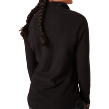 Load image into Gallery viewer, Zip up Fleece Sweater Jacket in Onyx
