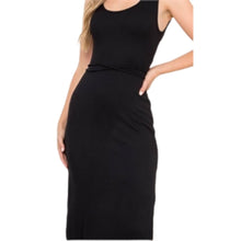 Load image into Gallery viewer, Strappy Little Black Maxi Dress
