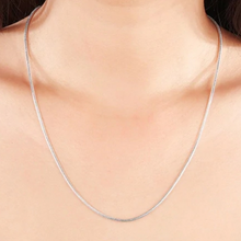 Load image into Gallery viewer, 1mm Sterling Silver .925 Snake Necklace in 16&quot;, 18&quot; and 20&quot;
