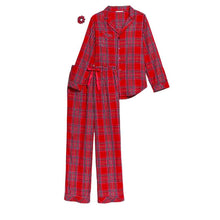 Load image into Gallery viewer, Red Tartan Plaid Pajama Set
