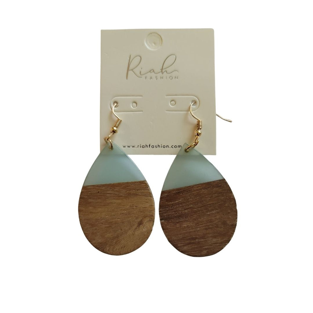 Sea & Wood Earrings