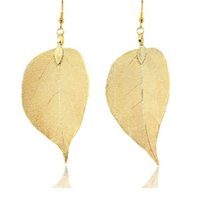 Load image into Gallery viewer, Gold Leaf Earrings
