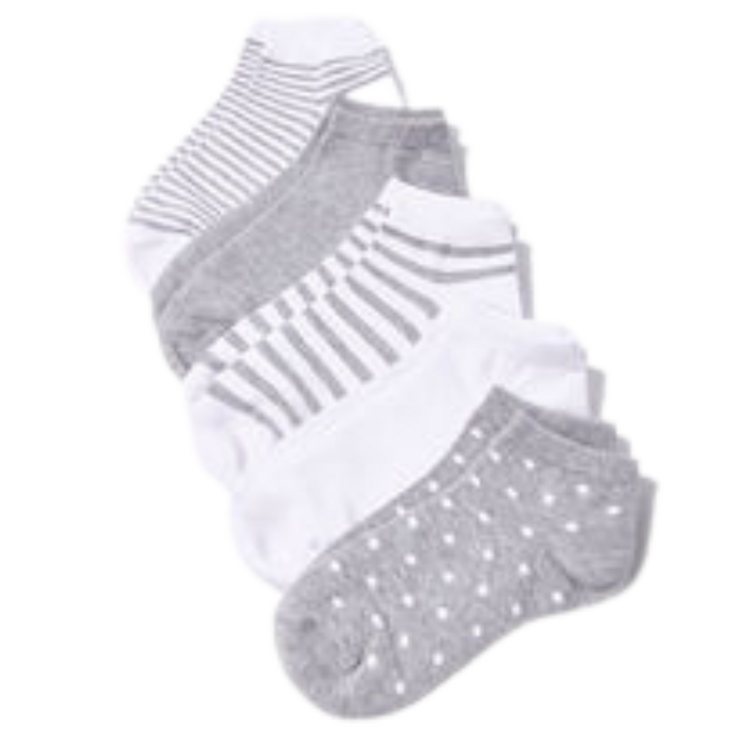 Gray Ankle Socks Set