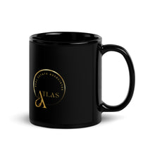 Load image into Gallery viewer, Atlas Black &amp; Gold Ceramic Mug
