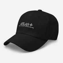 Load image into Gallery viewer, Atlas White Embroidered Baseball Hat
