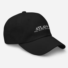 Load image into Gallery viewer, Atlas White Embroidered Baseball Hat
