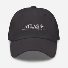 Load image into Gallery viewer, Atlas White Embroidered Baseball Hat
