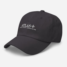 Load image into Gallery viewer, Atlas White Embroidered Baseball Hat
