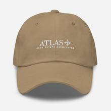 Load image into Gallery viewer, Atlas White Embroidered Baseball Hat
