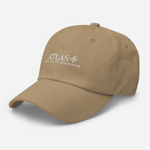 Load image into Gallery viewer, Atlas White Embroidered Baseball Hat
