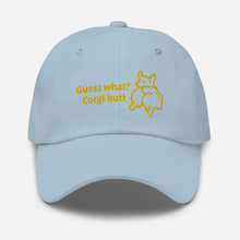 Load image into Gallery viewer, Guess What Corgi Butt Unisex Baseball Cap
