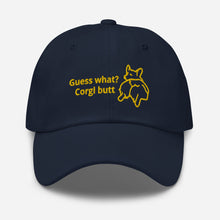 Load image into Gallery viewer, Guess What Corgi Butt Unisex Baseball Cap
