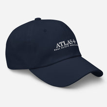 Load image into Gallery viewer, Atlas White Embroidered Baseball Hat
