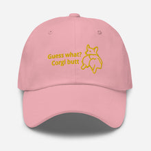 Load image into Gallery viewer, Guess What Corgi Butt Unisex Baseball Cap
