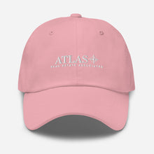 Load image into Gallery viewer, Atlas White Embroidered Baseball Hat
