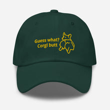 Load image into Gallery viewer, Guess What Corgi Butt Unisex Baseball Cap
