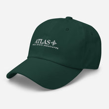 Load image into Gallery viewer, Atlas White Embroidered Baseball Hat
