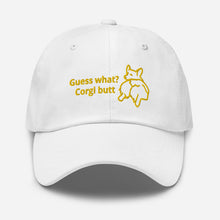 Load image into Gallery viewer, Guess What Corgi Butt Unisex Baseball Cap
