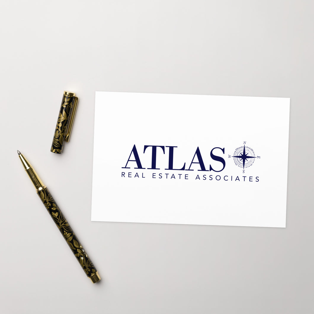 Atlas Real Estate Associates Greeting card