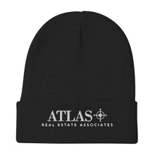 Load image into Gallery viewer, Atlas White Embroidered Beanie
