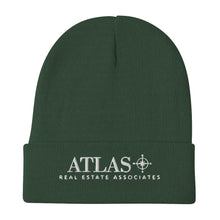 Load image into Gallery viewer, Atlas White Embroidered Beanie
