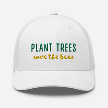 Load image into Gallery viewer, Plant Trees Save Bees Mesh Baseball Hat

