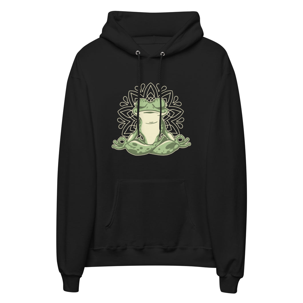 Zen Frog Unisex Fleece Hoodie