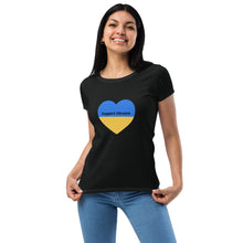 Load image into Gallery viewer, Support Ukraine Fitted Tee
