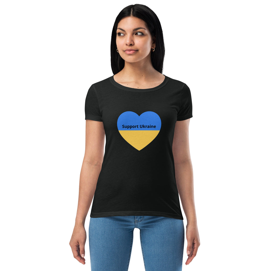 Support Ukraine Fitted Tee