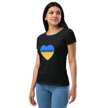 Load image into Gallery viewer, Support Ukraine Fitted Tee
