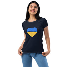 Load image into Gallery viewer, Support Ukraine Fitted Tee
