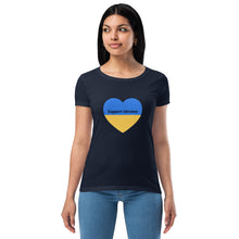 Load image into Gallery viewer, Support Ukraine Fitted Tee
