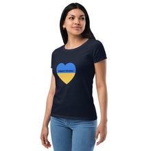 Load image into Gallery viewer, Support Ukraine Fitted Tee
