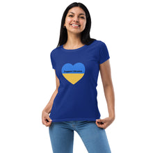 Load image into Gallery viewer, Support Ukraine Fitted Tee
