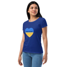 Load image into Gallery viewer, Support Ukraine Fitted Tee
