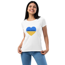 Load image into Gallery viewer, Support Ukraine Fitted Tee
