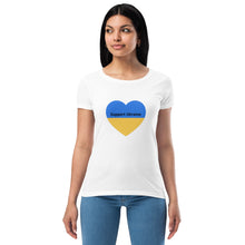 Load image into Gallery viewer, Support Ukraine Fitted Tee
