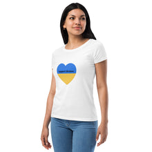 Load image into Gallery viewer, Support Ukraine Fitted Tee
